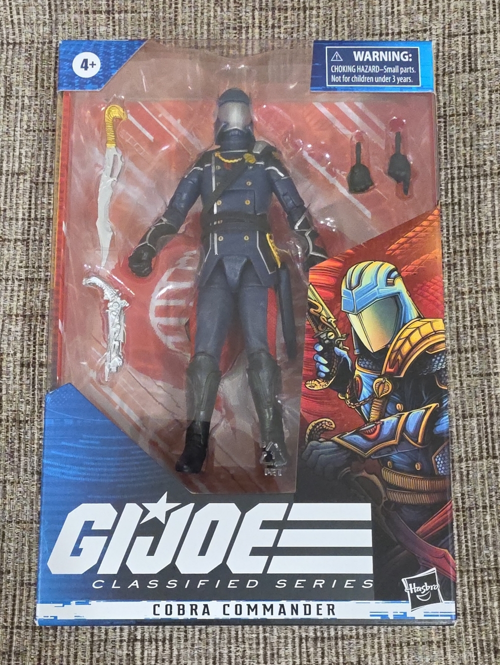 G.I. Joe Classified Series Cobra Commander Action Figure - Blue & Gold